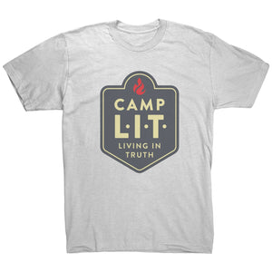 Open image in slideshow, Camp L.I.T. Logo- Mens T-shirt
