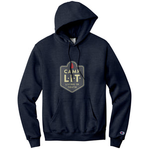Open image in slideshow, Champion Hoodie - Camp L.I.T. Logo
