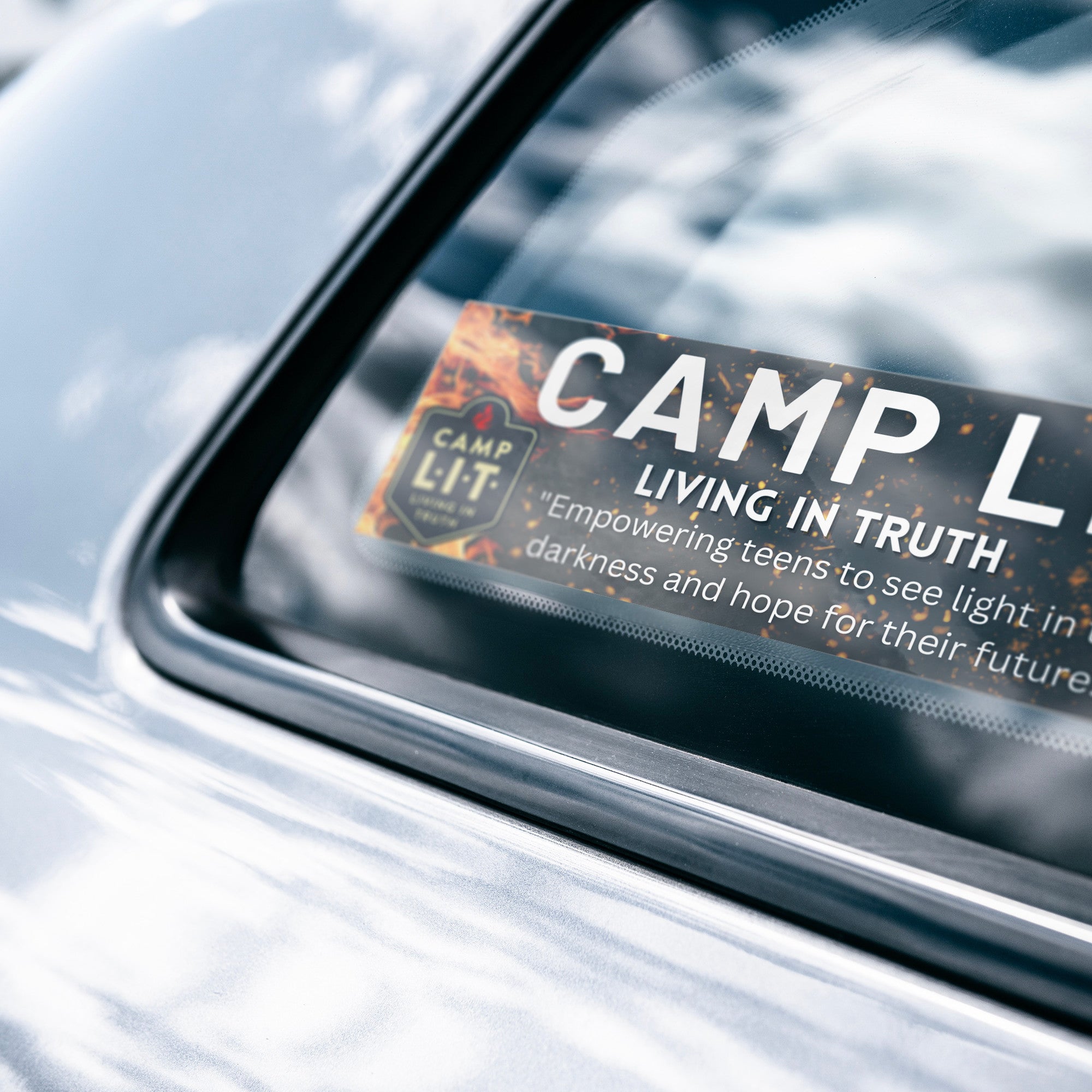 Camp L.I.T. Bumper Stickers W/ QR Code